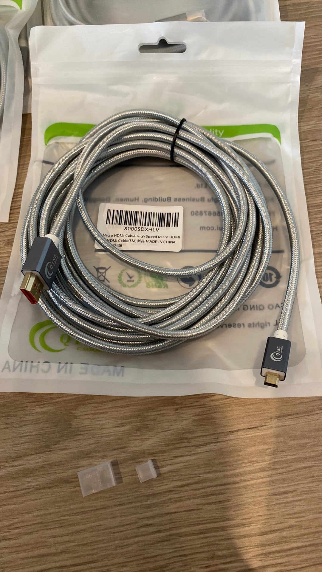 Micro HDMI ➡️HDMI, lengte 5m, Ophalen, Nieuw