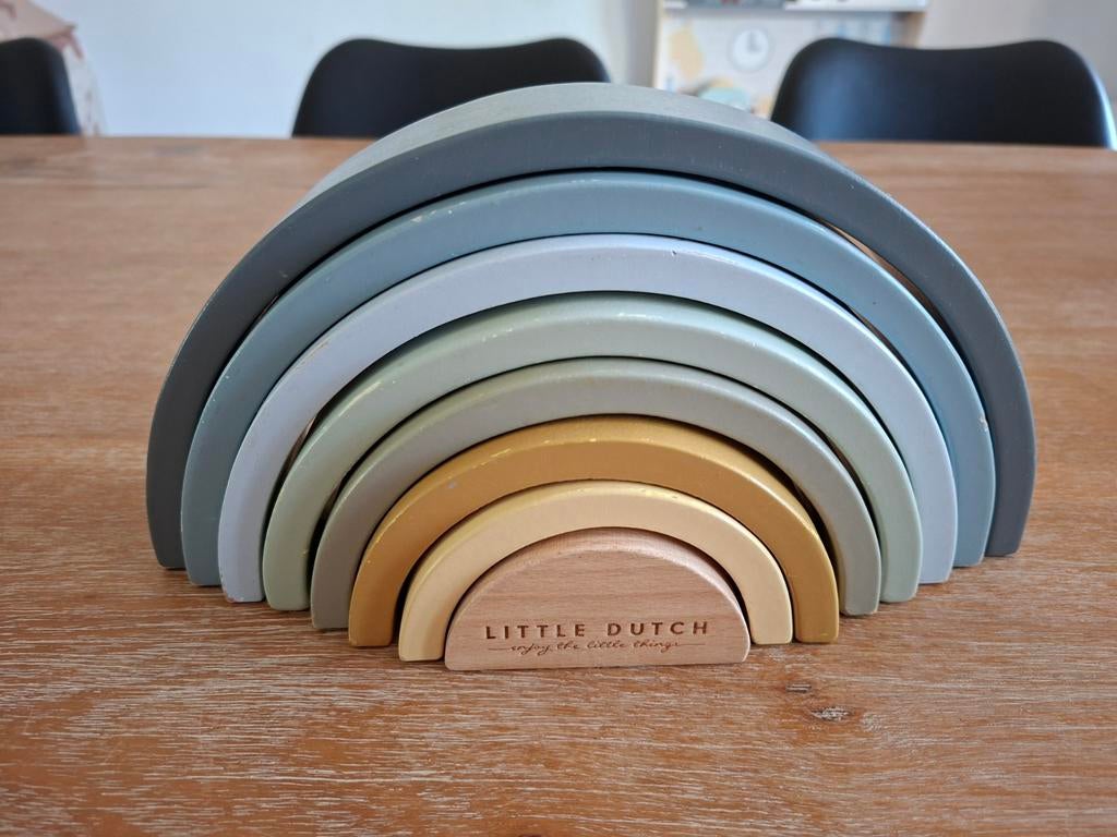 Little dutch regenboog hout blauw groen, Ophalen of Verzenden, Gebruikt, Overige typen