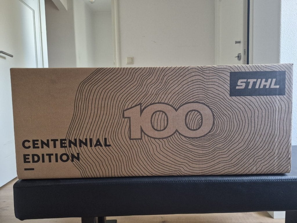 Stihl MS500i - Centennial edition, Ophalen of Verzenden, Nieuw, Kettingzaag, Stihl