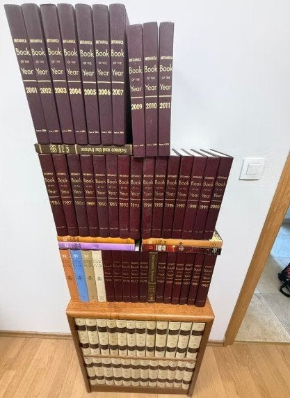 Collection de l'Encyclopaedia Britannica, Livres, Série complète, Enlèvement, Général, Comme neuf