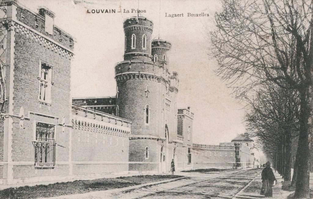Louvain La Prison circulée en 1910, Envoi, Avant 1920, Affranchie, Brabant Flamand