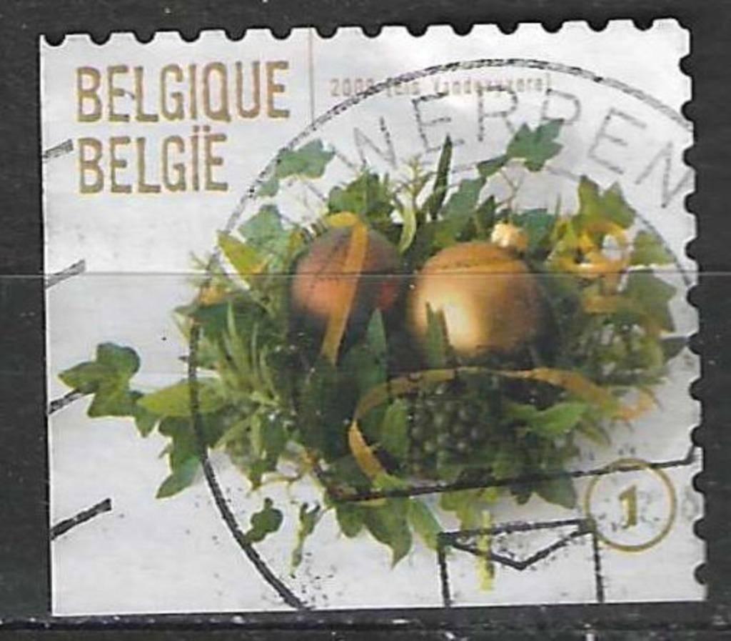 Belgie 2009 - Yvert 3963 /OBP 3981b - Kerstversiering (ST), Postzegels en Munten, Verzenden, Gestempeld, Gestempeld, Kerst