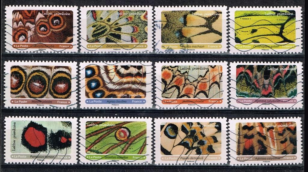 Postzegels uit Frankrijk - K 0681 - vlinders, Postzegels en Munten, Postzegels | Europa | Frankrijk, Gestempeld, Verzenden