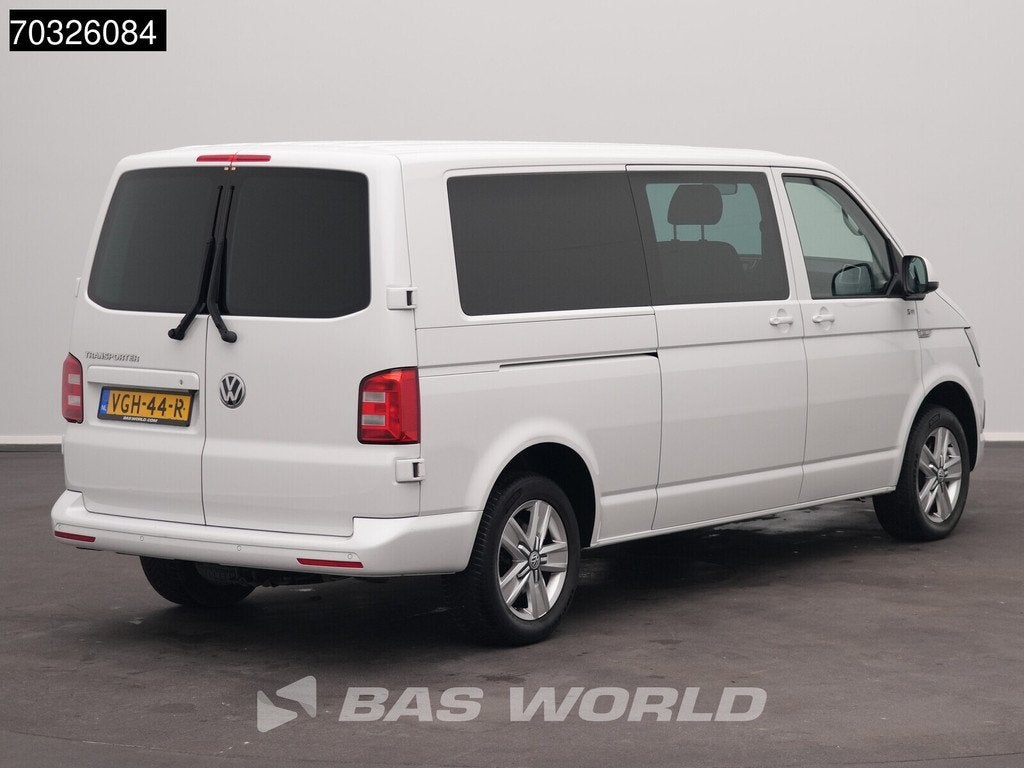 Volkswagen Transporter 205PK Dubbel Cabine Automaat 2x Schui, Auto's, Automaat, Multifunctioneel stuurwiel, Stof, Gebruikt