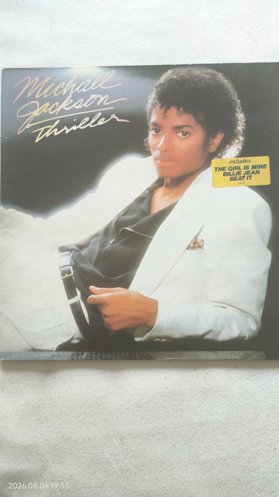 Vinyl LP Michael Jackson - Thriller, Ophalen of Verzenden, Zo goed als nieuw