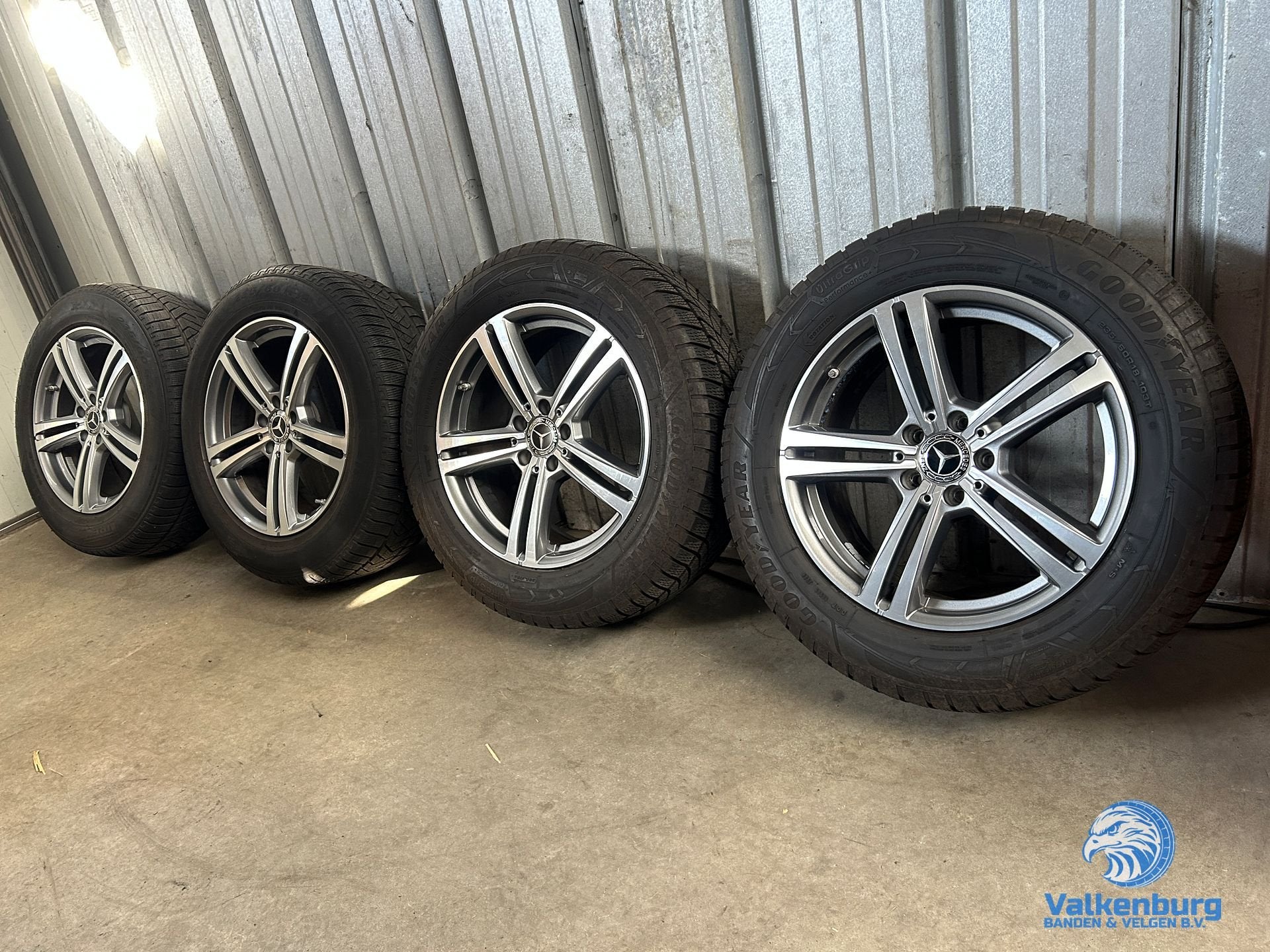 7mm! Originele Mercedes GLC W253 X253 C253 18 inch velgen 5x, 18 inch, Gebruikt, -, -