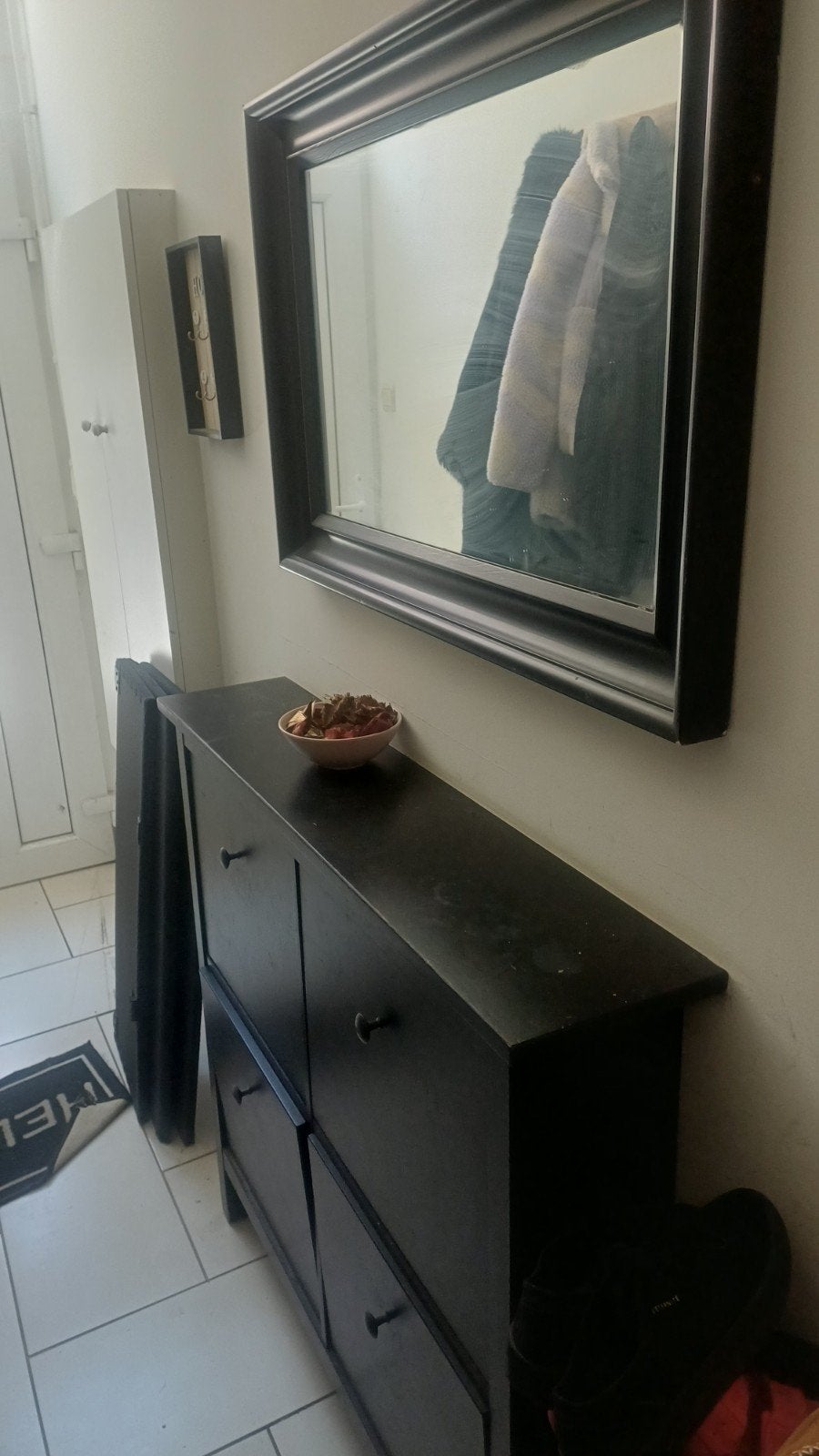 Meuble à chaussures et miroir, Maison & Meubles, Enlèvement ou Envoi