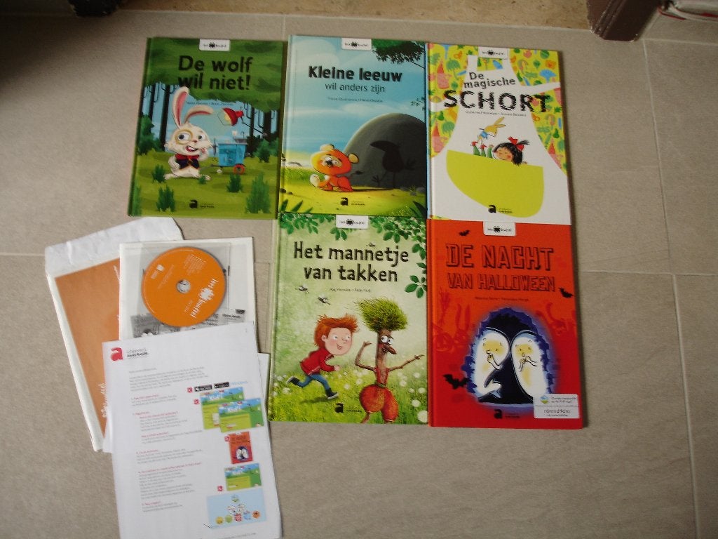 Prachtig boekenpakket leesknuffels Averbode CD educatief inc, Enlèvement ou Envoi, Neuf