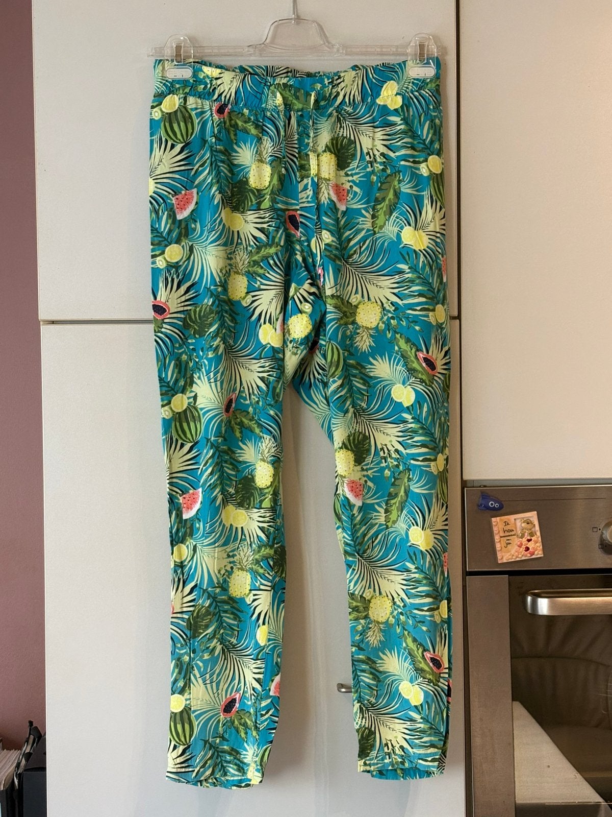 Turquoise broek van Esmara (Eur. 44)., Kleding | Dames, Broeken en Pantalons, Blauw, Maat 42/44 (L), Ophalen of Verzenden, Zo goed als nieuw