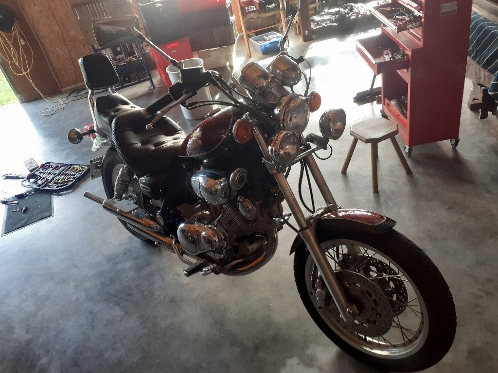 yamaha virago 750 1996, Motos, 750 cm³, Occasion, Chopper, 2 cylindres