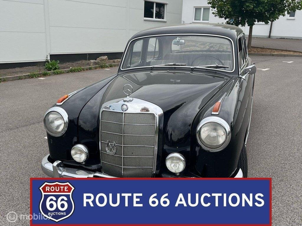 Mercedes-Benz 220 Ponton | 1956 | Route 66 Auctions, Achat, Entreprise, Boîte manuelle, Autre carrosserie