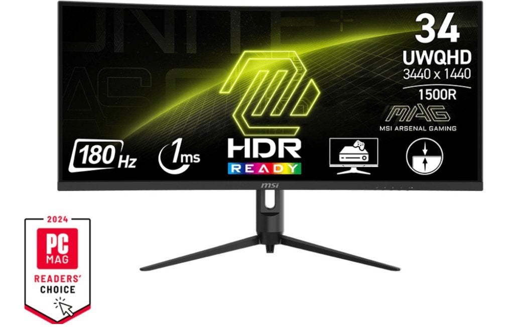 Gamingscherm curved MSI, Computers en Software, Minder dan 1 ms, Zo goed als nieuw, DisplayPort, LED