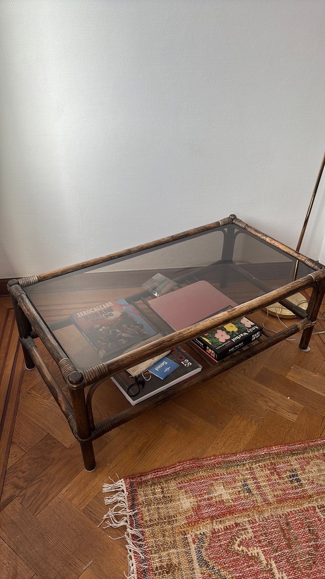 Table tele ou coffee table séjour, Maison & Meubles, 100 à 150 cm, Autres essences de bois, Enlèvement, Utilisé