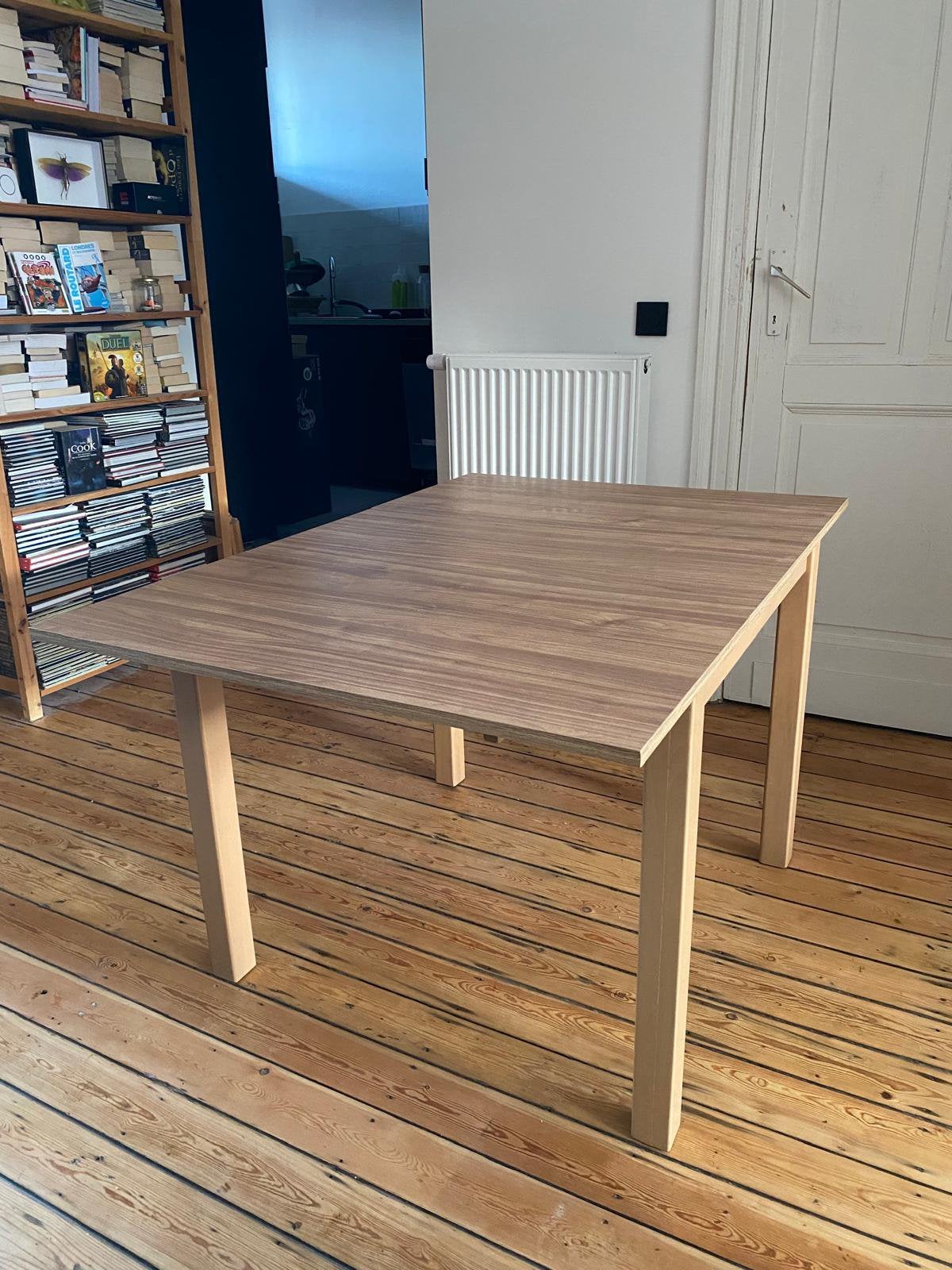 Table à manger à rallonges – Très bon état – 120 €, Enlèvement, Comme neuf
