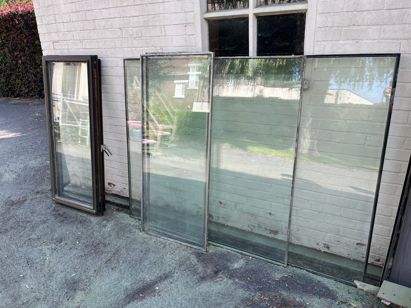 Gratis dubbel glas, Ophalen, Gebruikt