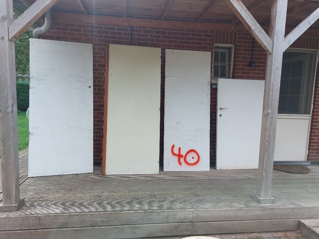 4 binnendeuren om te sieren, Porte intérieure, Enlèvement, Bois, 200 à 215 cm