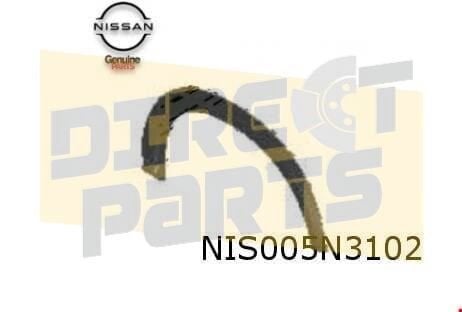 Nissan Ariya (7/22-) wielkuiplijst voorscherm Rechts Origine, Neuf, -, -, Garde-boue