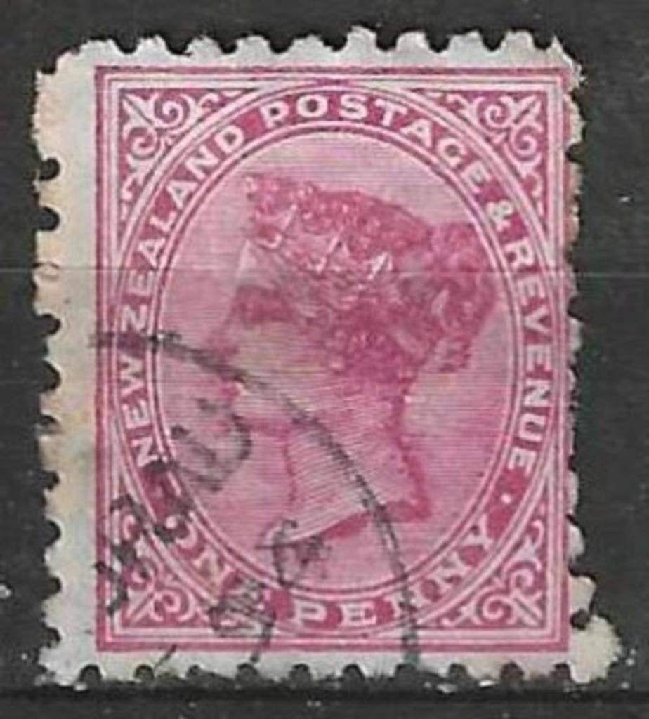Nouvelle-Zélande 1882 - Yvert 60 - Reine Victoria - 1 p (ST), Timbres & Monnaies, Timbres | Océanie, Envoi, Affranchi