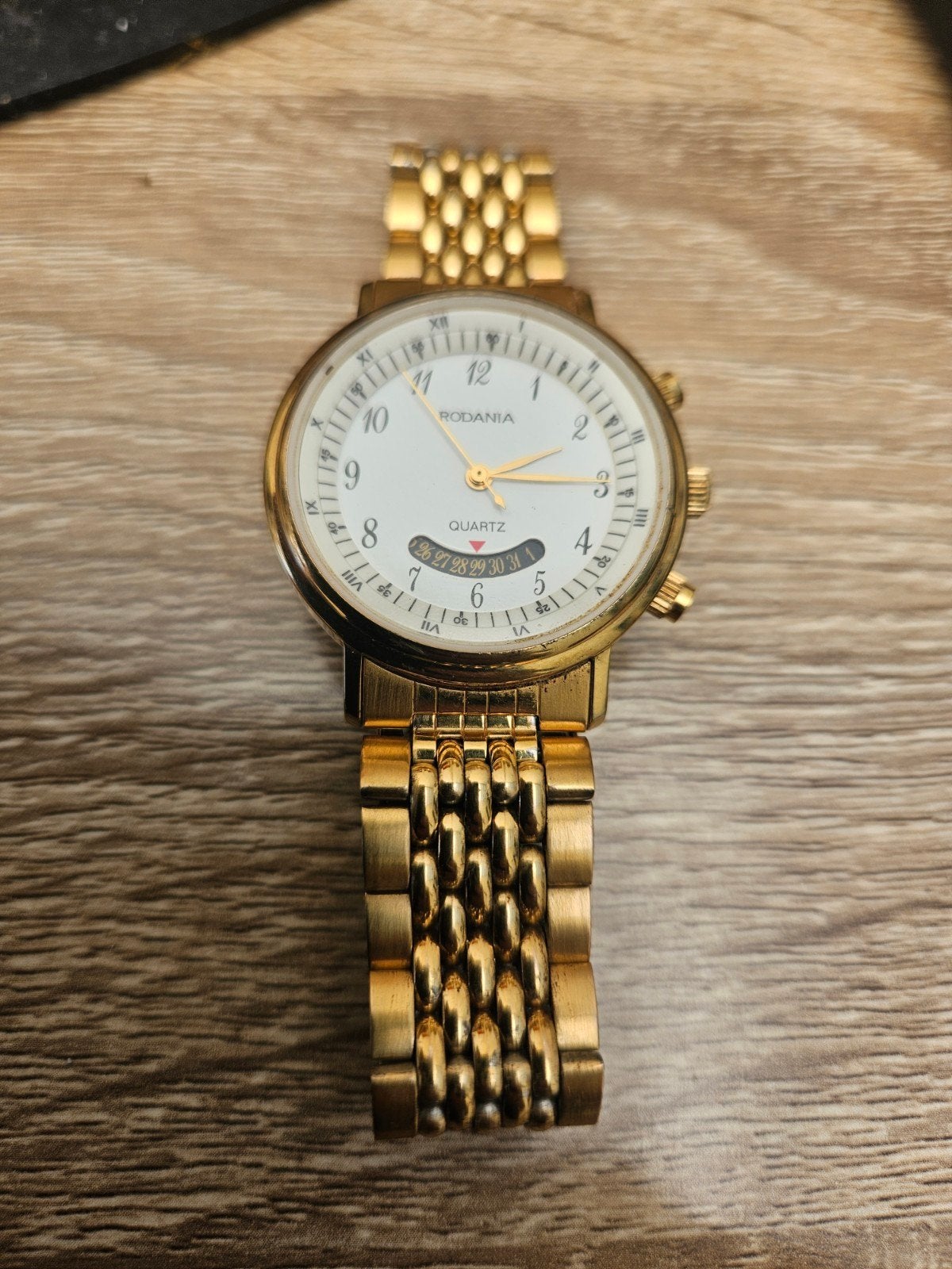 rodania uurwerk, Ophalen