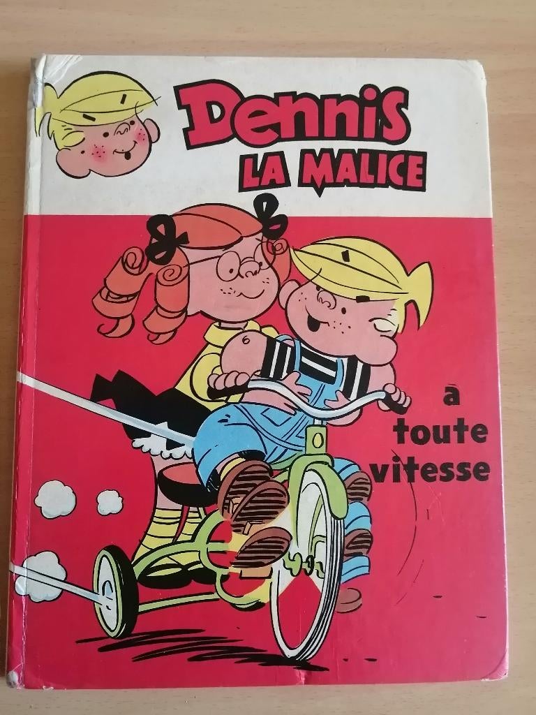 BD Dennis la malice. À toute vitesse de Hank Ketcham EO1975, Boeken, Stripverhalen, Eén stripboek, Ophalen of Verzenden