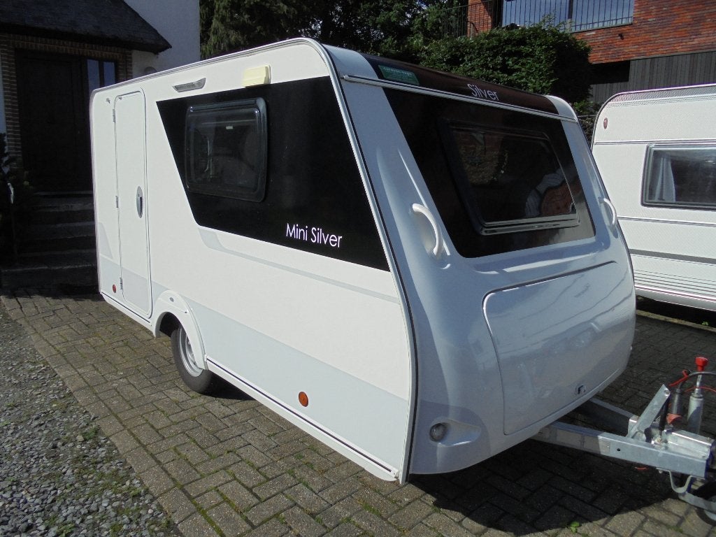 Trigano 290 Mini Silver,6/2016,2 pers,MTM=750kg keuringsvrij, Koelkast, Standaardzit, Trigano, Tot en met 2
