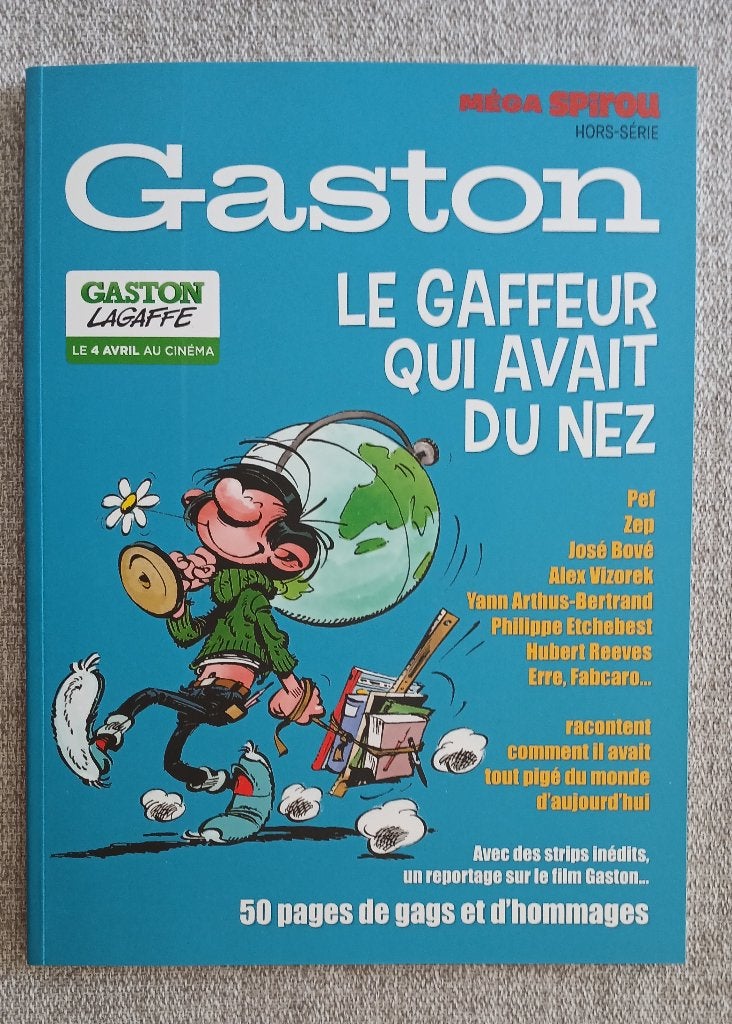 BD Revue Gaston Lagaffe Le gaffeur qui avait du nez Franquin, Une BD, Enlèvement ou Envoi, Neuf