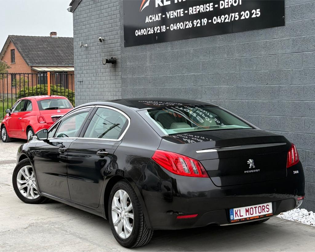 PEUGEOT 508 BERLINE 2.0HDI 136CV 2012 171 000KM CARPASS, Auto's, Peugeot, Voorwielaandrijving, Euro 5, Beige, Zwart