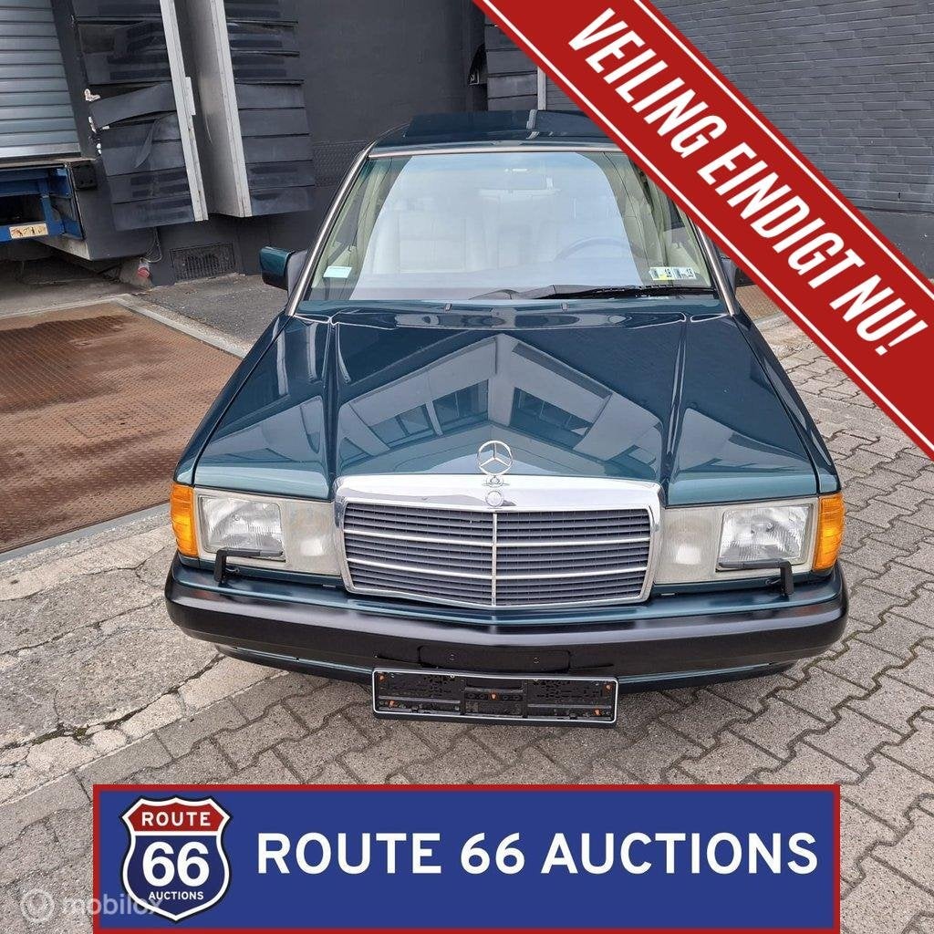 Mercedes-Benz 190 E 2.3 Limited Edition | 1993 | Route 66 Au, Auto's, Zwart, Mercedes-Benz, Bedrijf, Handgeschakeld