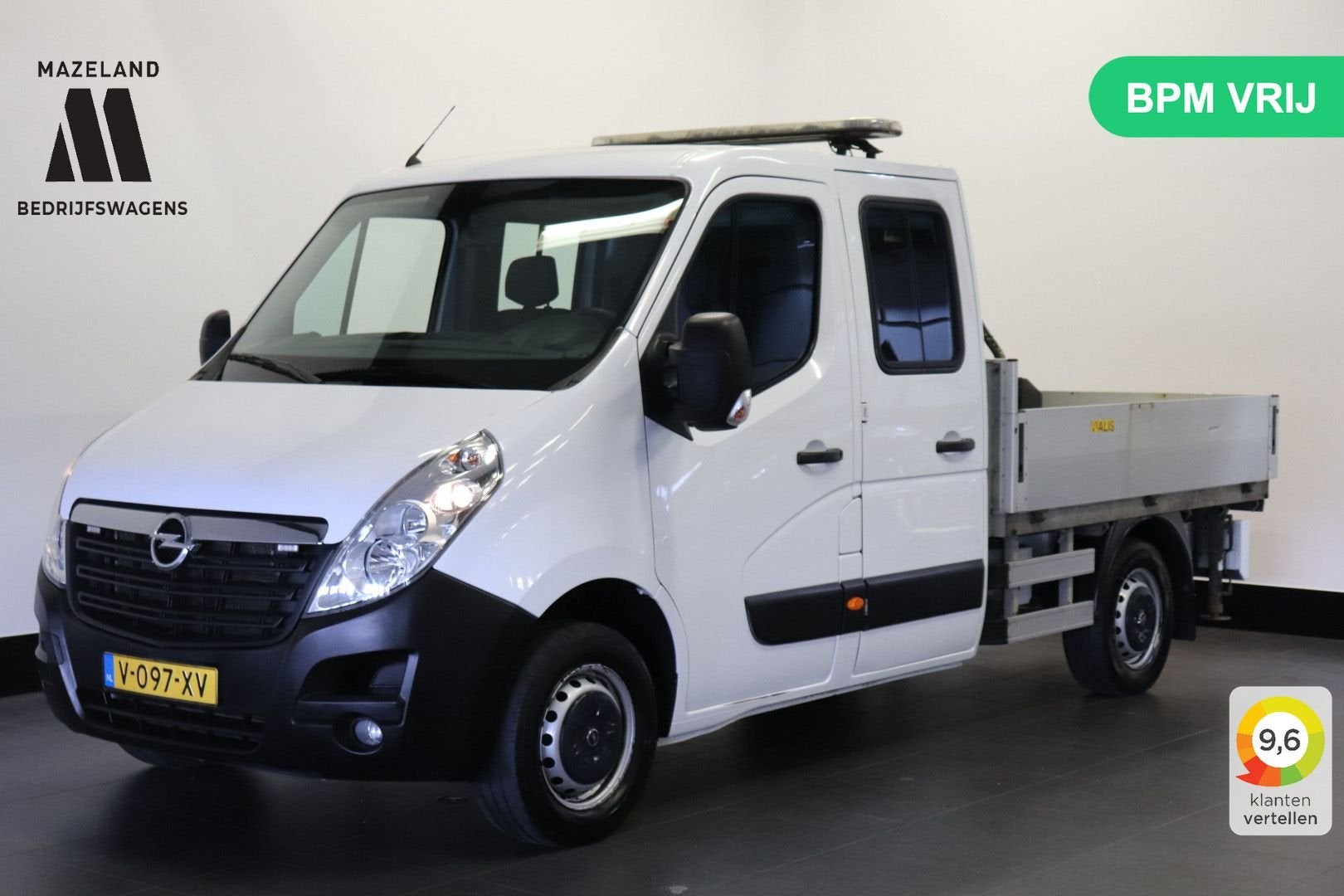 Opel Movano 2.3 CDTI BiTurbo L2 Openlaadbak - Airco - Navi -, Cruise Control, Wit, Bedrijf, 192 g/km