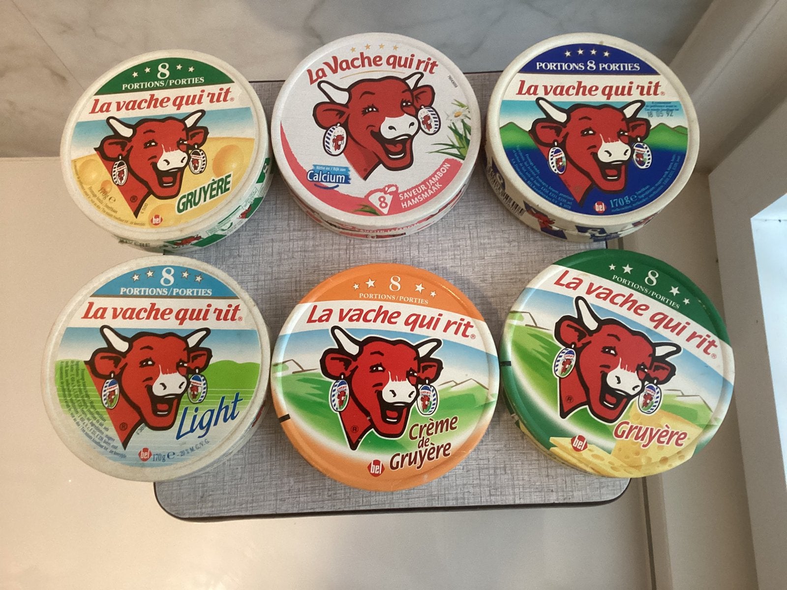 Doosjes La vache qui rit. Begin 2000., Verzamelen, Ophalen of Verzenden
