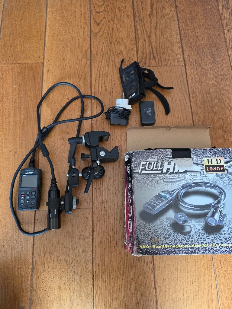 Full HD Motorsport Camera Set met Manfrotto Rolkooisteun, Ophalen, Zo goed als nieuw