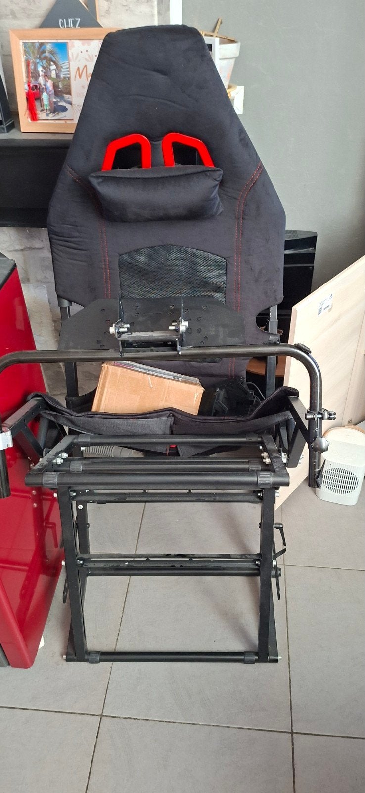 siège support volant gaming, Consoles de jeu & Jeux vidéo, Enlèvement, Comme neuf, Volant ou Accessoire de sport