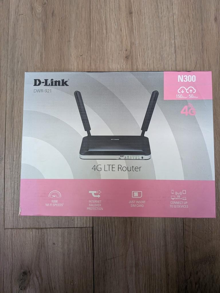 4G LTE Router D-Link DWR-921 (nieuw), Computers en Software, Routers en Modems, Nieuw, Router, Ophalen of Verzenden