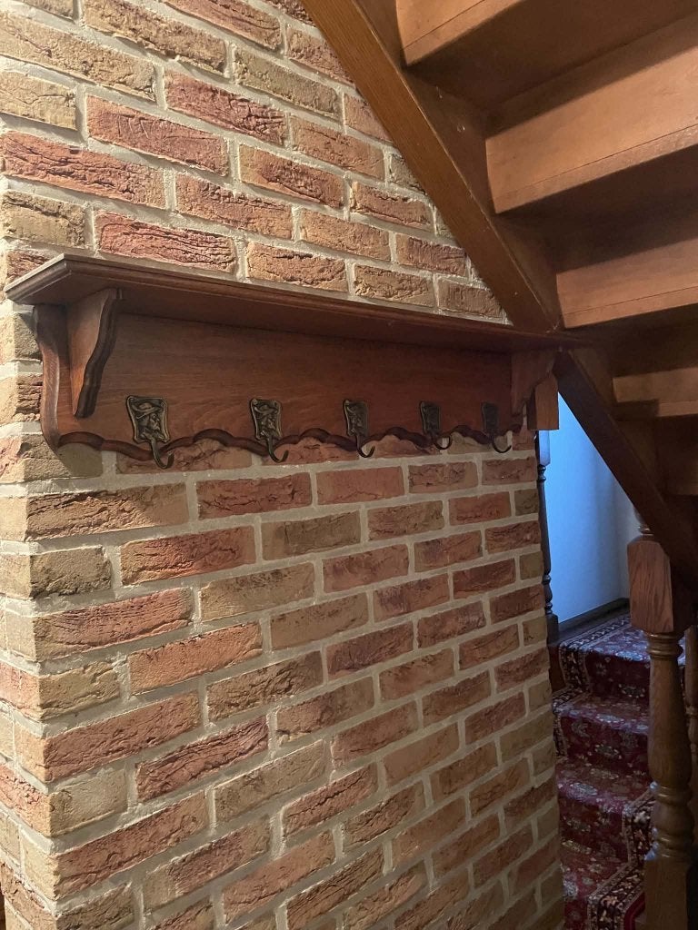 kapstok in hout, Ophalen, Gebruikt, Hout