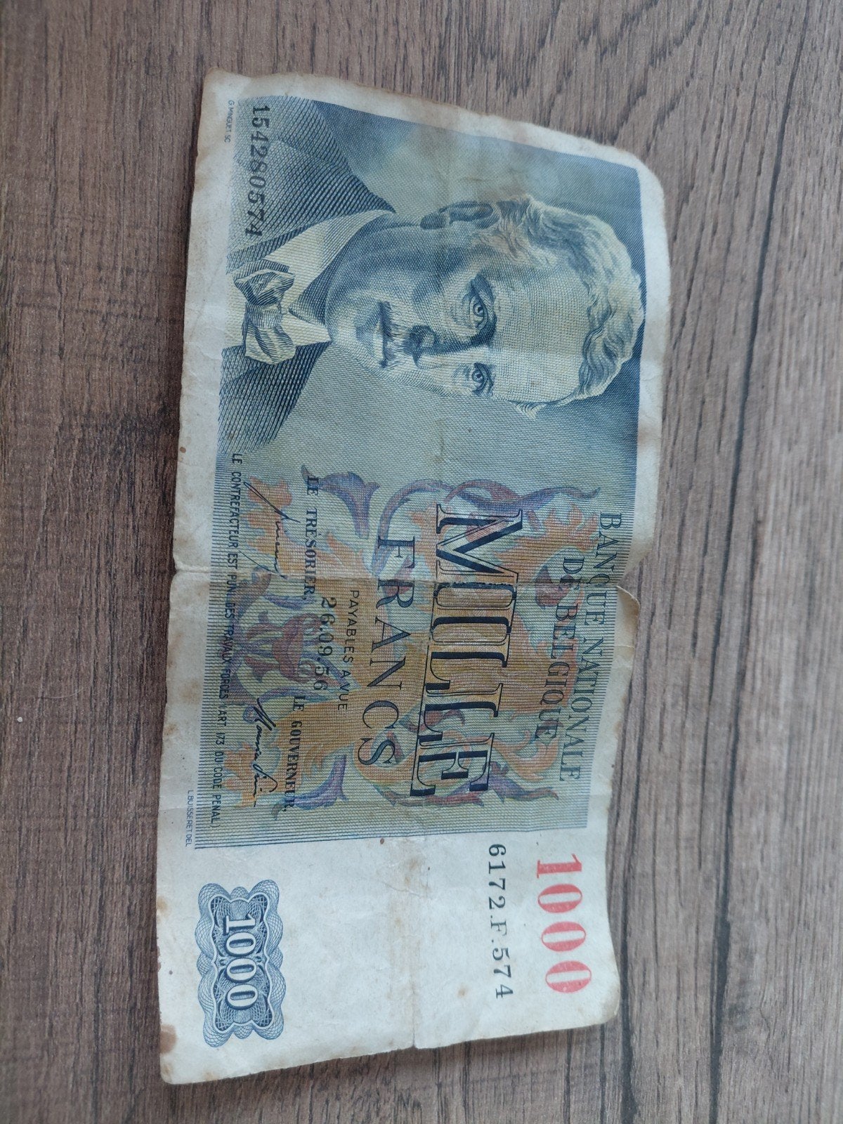 vieux billet, Timbres & Monnaies, Billets de banque | Europe | Billets non-euro, Enlèvement ou Envoi, Belgique, Billets en vrac