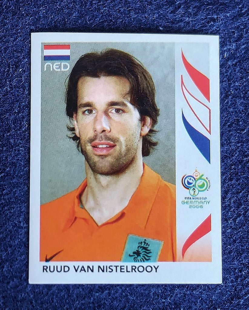 Panini sticker card voetbal ' WK 2006 - R. Van Nistelrooy ', Enlèvement ou Envoi, Neuf, Autocollant