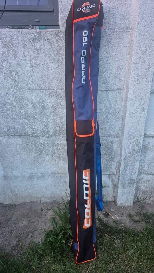 TE KOOP IN UITSTEKENDE STAAT  PAKKET COLMIC THUNDER KARP 10M, Ophalen, Zo goed als nieuw, Vaste hengel