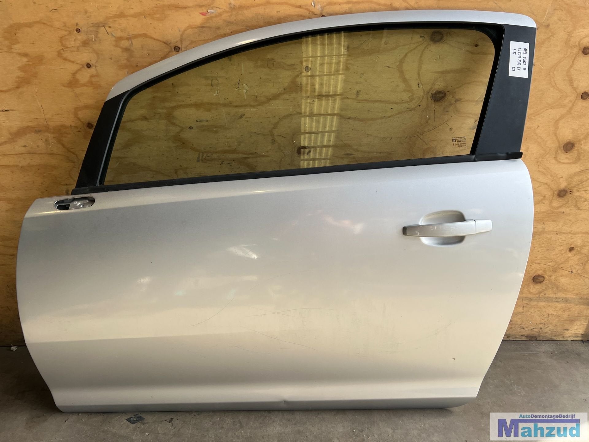 OPEL CORSA D Grijs zilver Z157 links deur portier 3deurs, Gebruikt, Deur, Opel Automobile GmbH, Kontakt@opel-infoservice.de