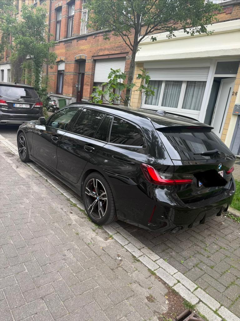 BMW 320d M SportPack Pro Mild Hybrid Touring(facelift 2023), Auto's, BMW, Automaat, Parkeerassistent, Zwart, Leder