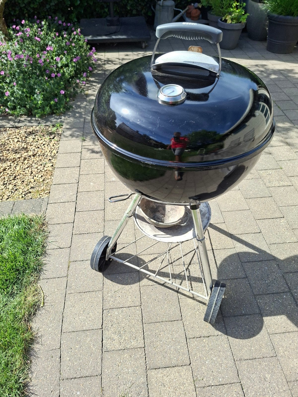 Weber houtskoolbarbecue, Tuin en Terras, Ophalen, Gebruikt, Weber