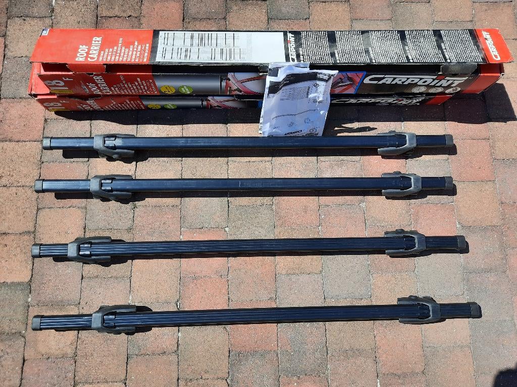 4 barres de toit universelle pour tous types de véhicules, Autos : Divers, Porte-bagages, Enlèvement