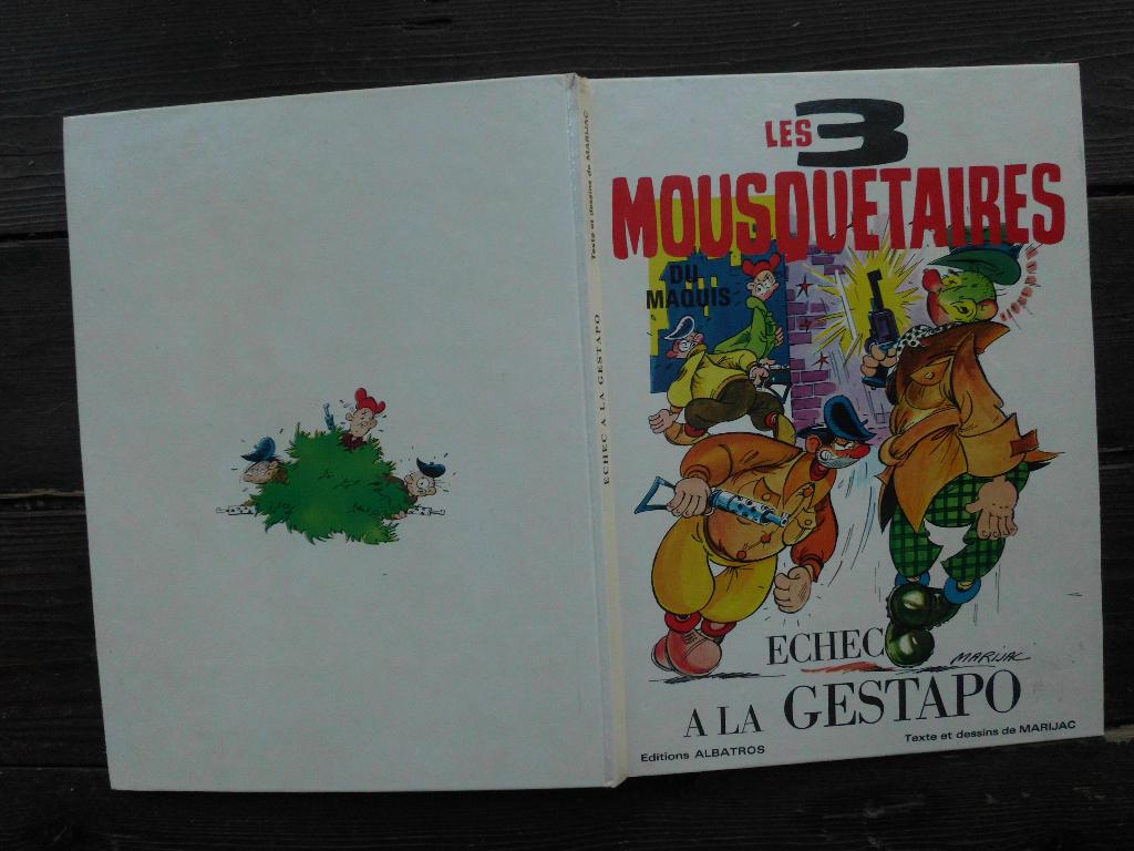 Les TROIS MOUSQUETAIRES DU MAQUIS   EO TBE, Livres, Enlèvement ou Envoi, Belgique