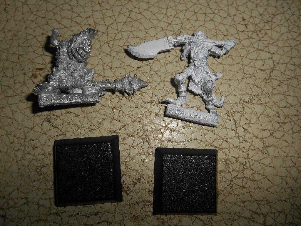 Warhammer Rackham 98 lot de 2 figurine en métal (étain), Enlèvement ou Envoi