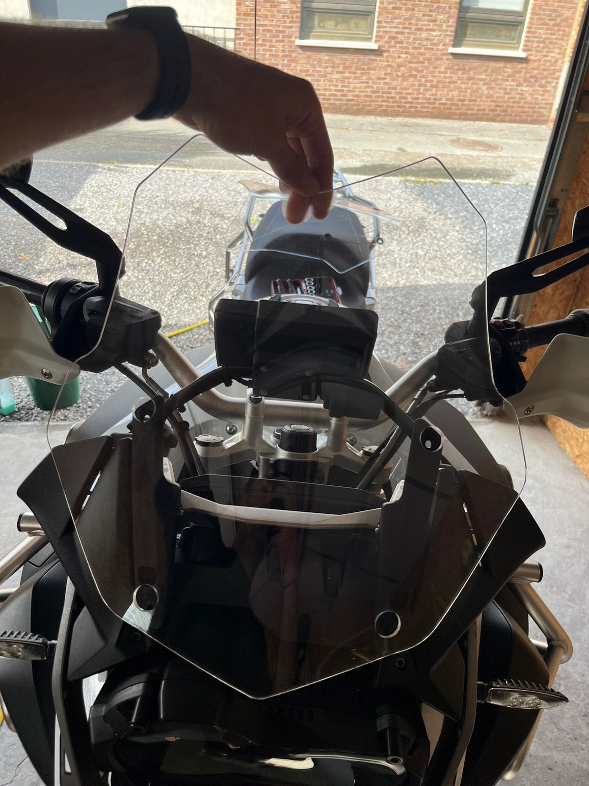 Windscherm bmw r1200gsa, Ophalen, Nieuw