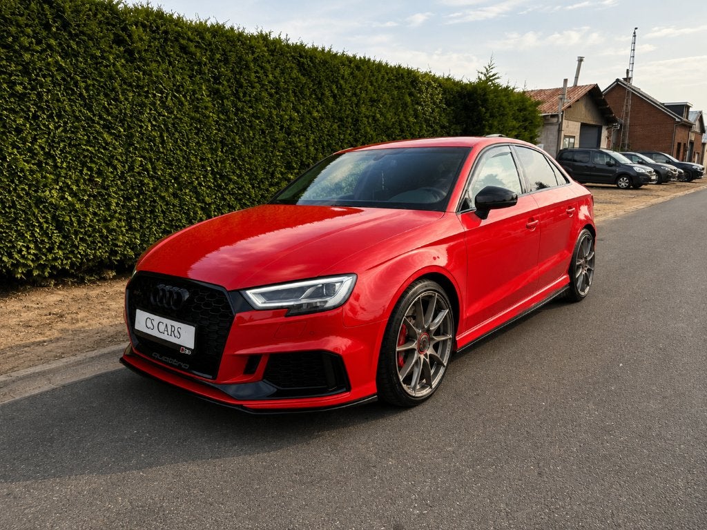 Audi RS3 Facelift | Sedan | 480pk | Led | Camera | Cts | Oz, Auto's, Automaat, RS3, Leder, Bedrijf