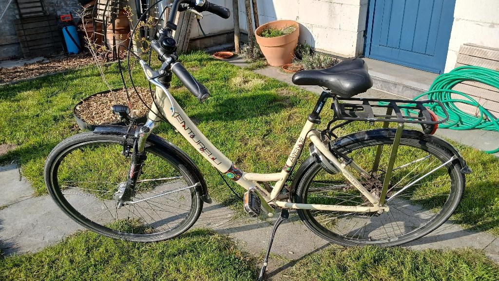 damesfiets, Fietsen en Brommers, Gebruikt, Velgrem, Versnellingen, Ophalen
