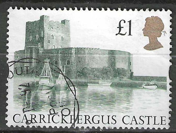 Grande-Bretagne 1992 - Yvert 1615 - Châteaux britanniqu (ST), Envoi, Affranchi
