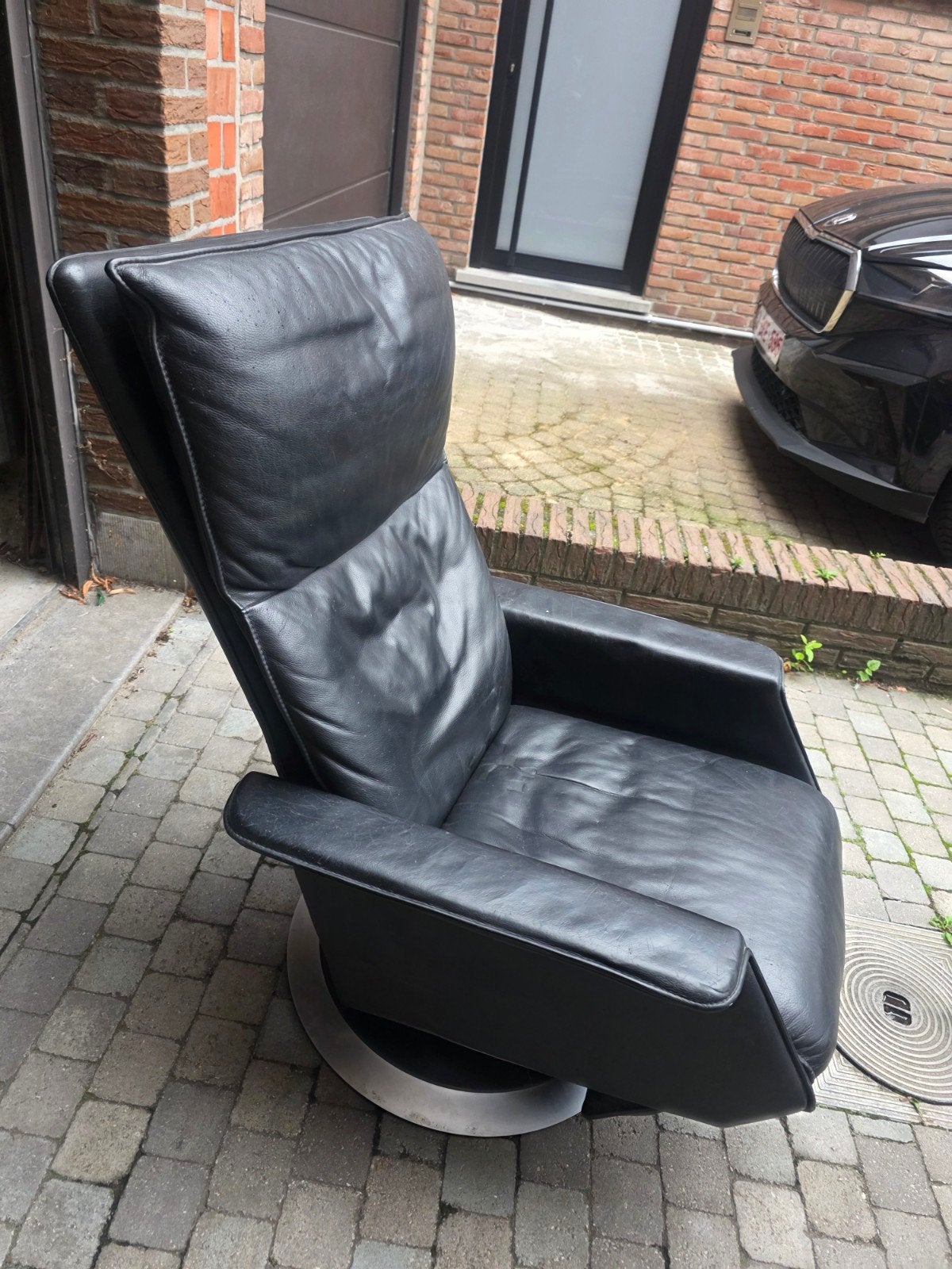 Exclusieve Deens Design Relaxfauteuil - Berg Furniture (Mode, Enlèvement, Cuir