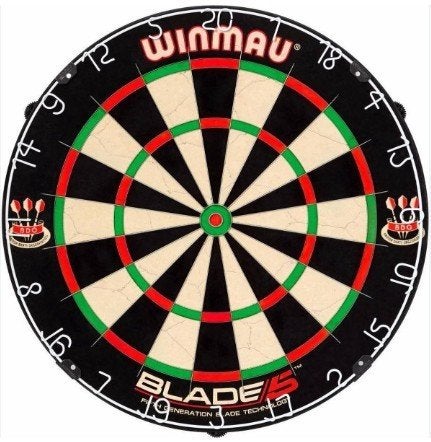Dartbord * Winmau Blade 5 *, Sport en Fitness, Darts, Ophalen of Verzenden, Gebruikt, Dartbord