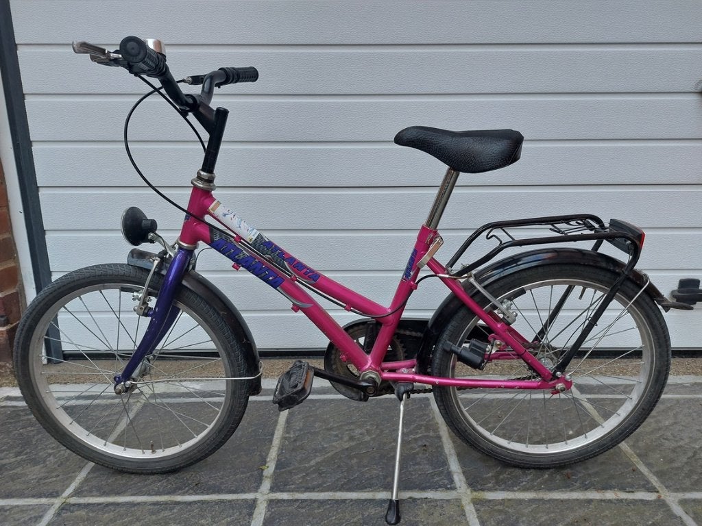 Kinderfiets, Ophalen, 20 inch of meer, Gebruikt, Velgrem